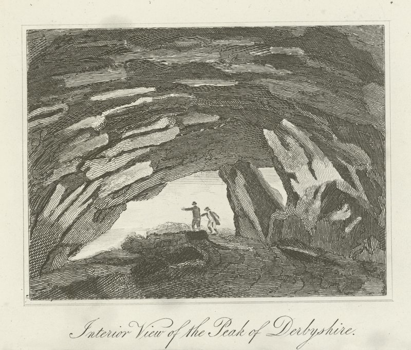 Belső kilátás a Derbyshire csúcsára alkotó: English School