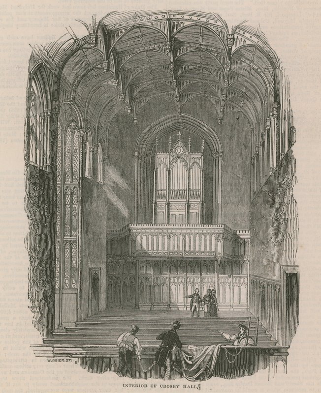 A Crosby Hall belseje alkotó: English School
