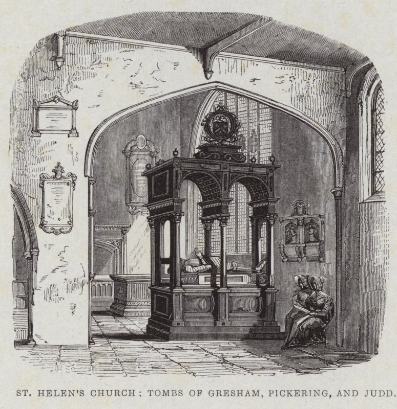 A St Helens Bishopsgate belseje alkotó: English School
