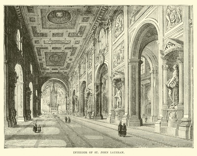 Lateráni Szent János belseje alkotó: English School