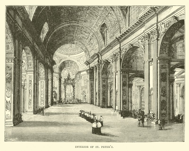 Szent Péter belseje alkotó: English School