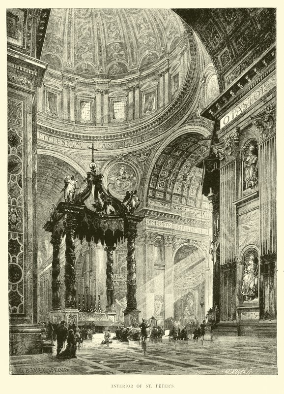 Szent Péter belseje alkotó: English School