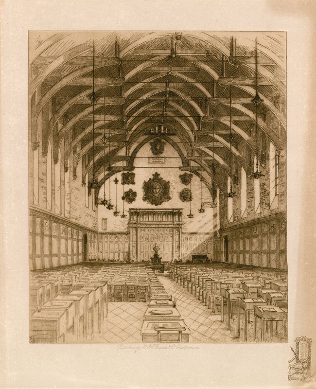 A Westminster Iskola belseje alkotó: English School