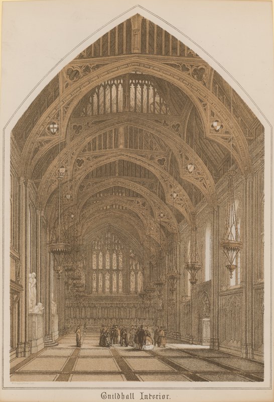 A londoni Guildhall belseje alkotó: English School
