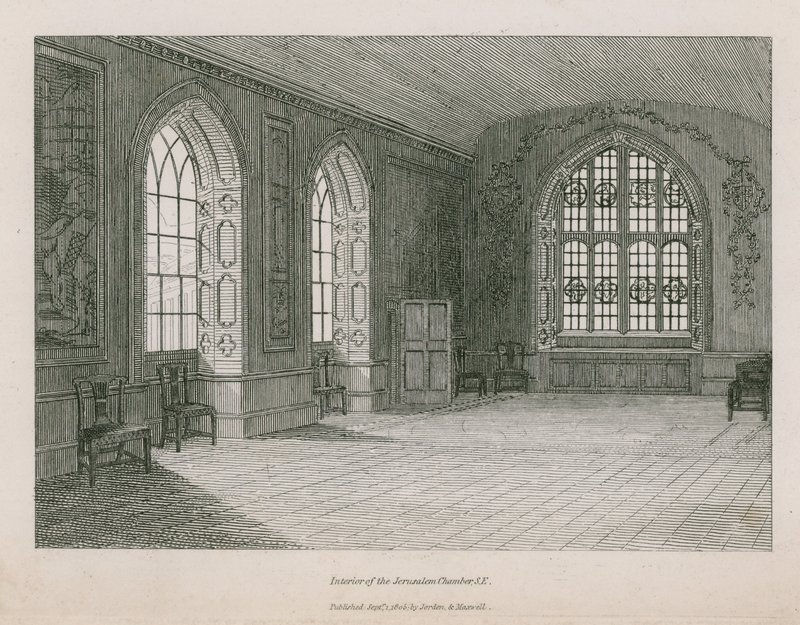 A jeruzsálemi kamra belseje alkotó: English School