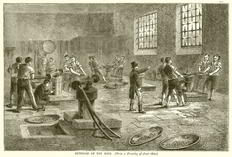 A pénzverde belseje alkotó: English School