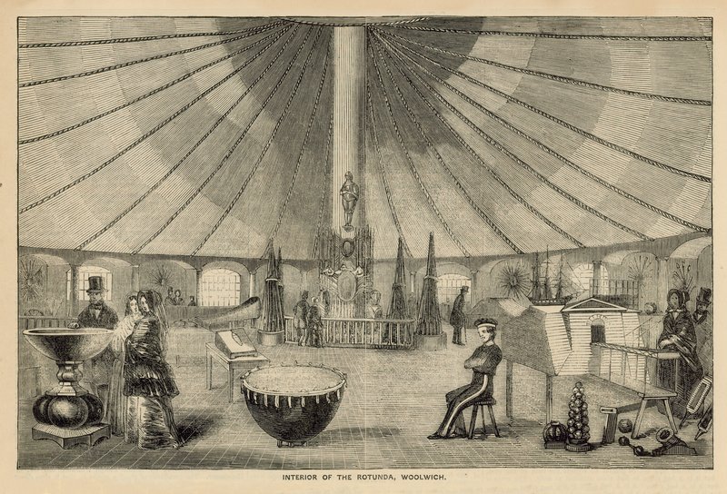 A Rotunda belseje alkotó: English School