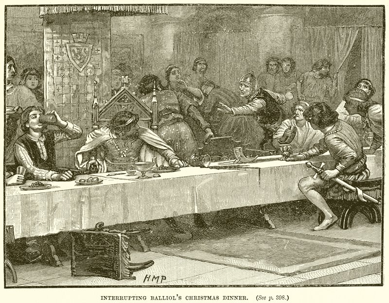Balliols karácsonyi vacsorájának megszakítása alkotó: English School