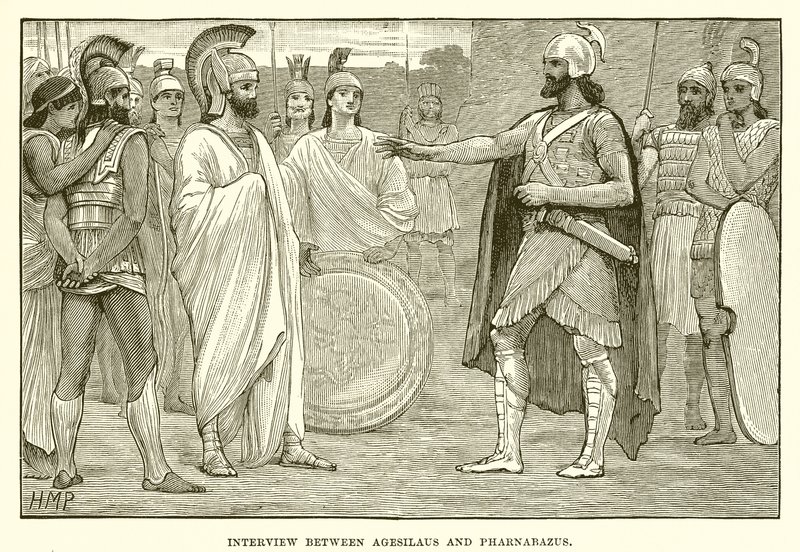 Interjú Agesilaus és Pharnabazus között alkotó: English School