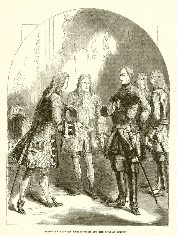 Interjú Marlborough és a svéd király között alkotó: English School