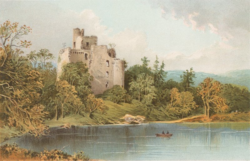 Invergarry kastély - Loch Oich alkotó: English School