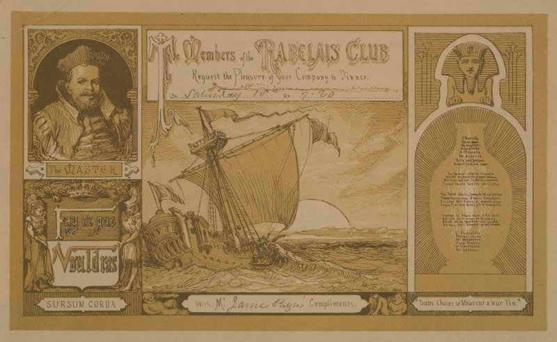 Meghívó a Rabelais Clubba alkotó: English School