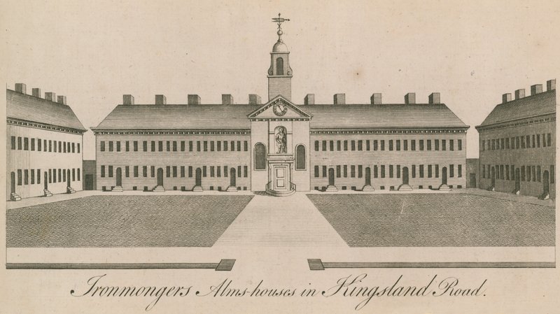 Ironmongers Almshouses a Kingsland Roadon alkotó: English School