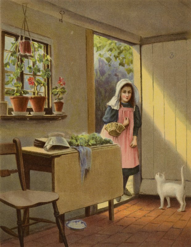 Van itthon valaki? (chromolitho) alkotó: English School