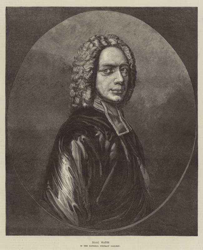 Isaac Watts, a Nemzeti Portré Galériában (metszet) alkotó: English School