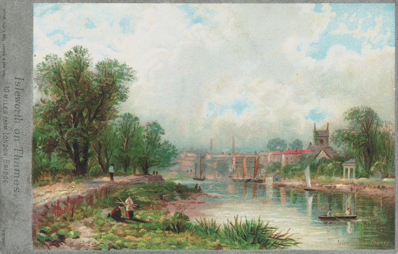 Isleworth a Temze folyón alkotó: English School