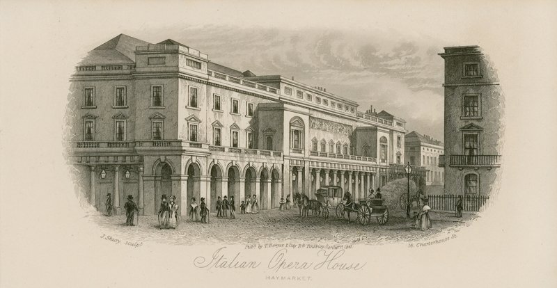 Olasz Operaház, Haymarket, London alkotó: English School