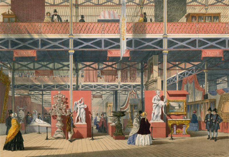 Olaszország, Az 1851-es nagy kiállítás alkotó: English School