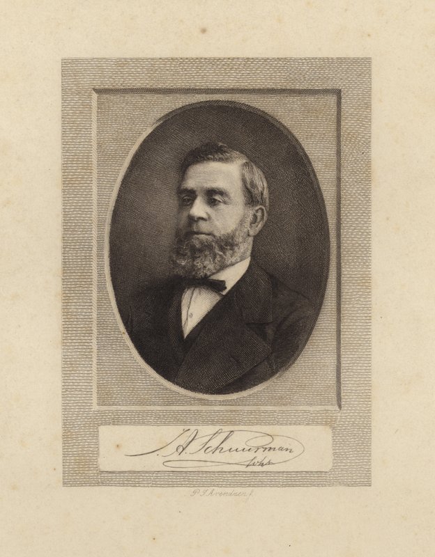 J A Schurman alkotó: English School
