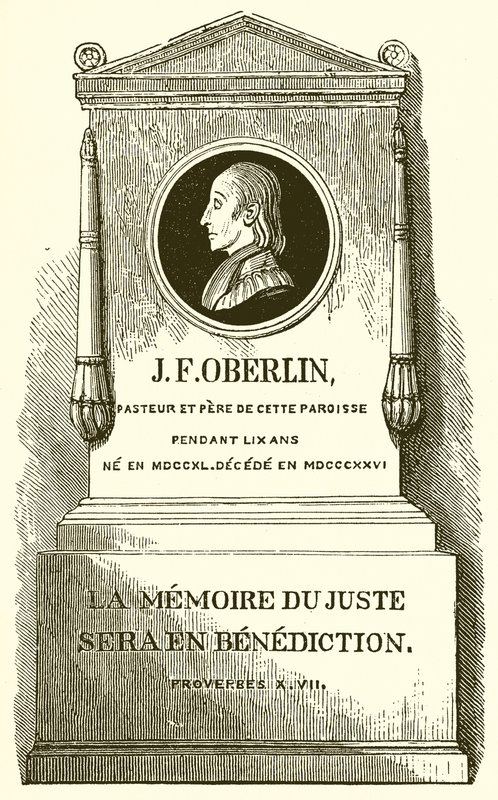J. F. Oberlin emlékmű alkotó: English School