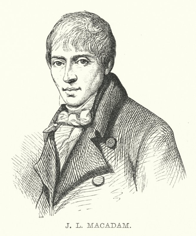 J L MacAdam (metszet) alkotó: English School