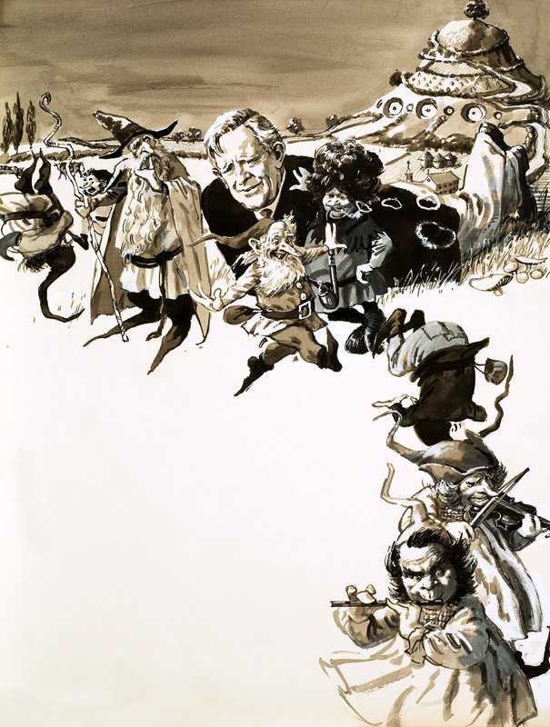 J. R. R. Tolkien és a Gyűrűk Ura szereplői alkotó: English School