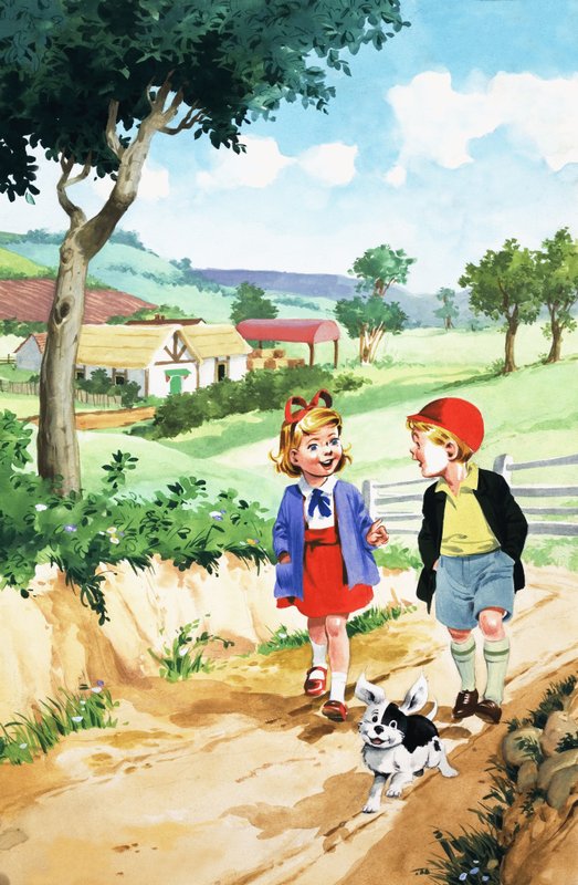 Jack és Jill és a régi kastély alkotó: English School