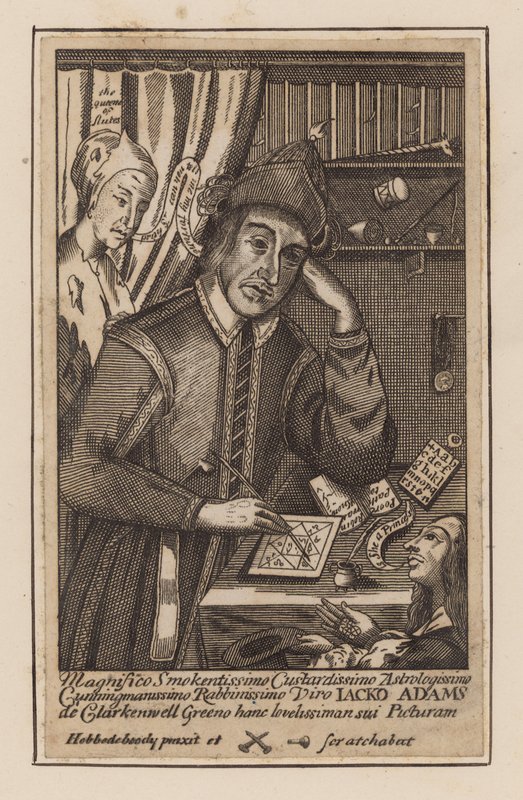 Jacko Adams, a londoni Clerkenwell Green asztrológusa alkotó: English School