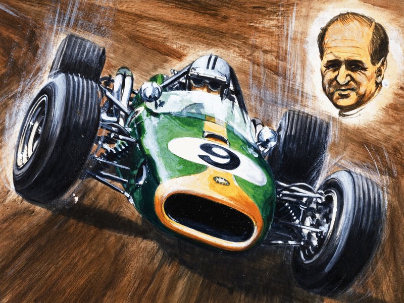 Jacky Ickx, belga autóversenyző alkotó: English School