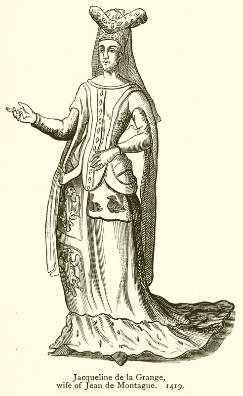 Jacqueline de la Grange, Jean de Montague felesége. 1419 alkotó: English School