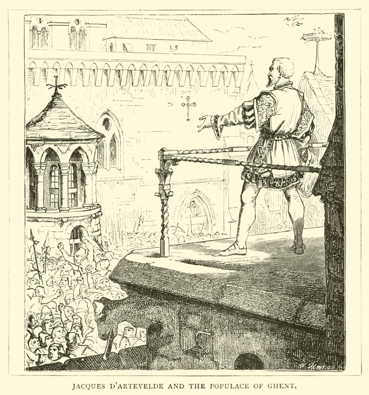 Jacques dArtevelde és Gent lakossága alkotó: English School