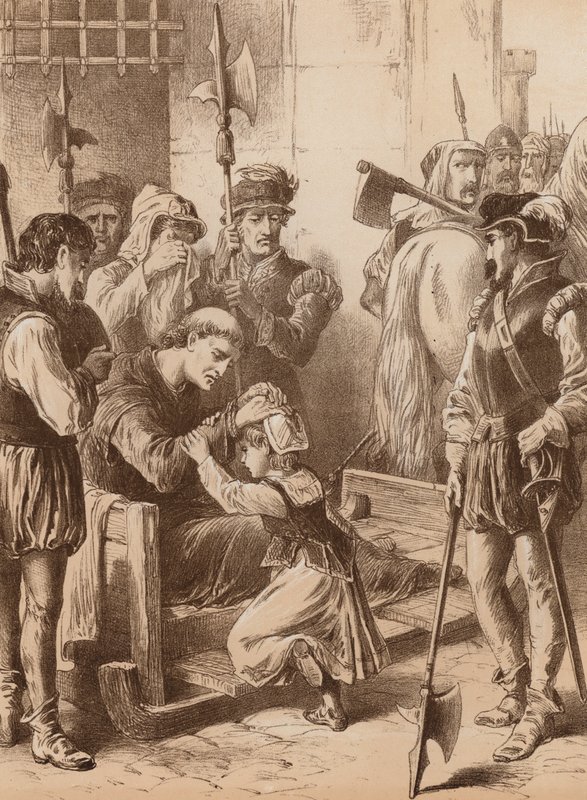James Fenn, "Megható látvány volt" (litográfia) alkotó: English School