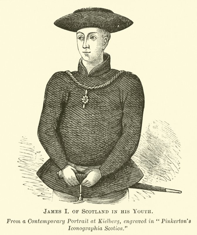 Skócia I. James ifjúkorában alkotó: English School