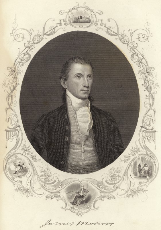 James Monroe alkotó: English School