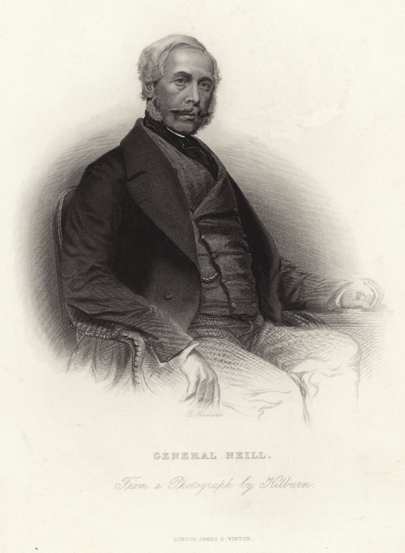 James Neill brit tábornok alkotó: English School