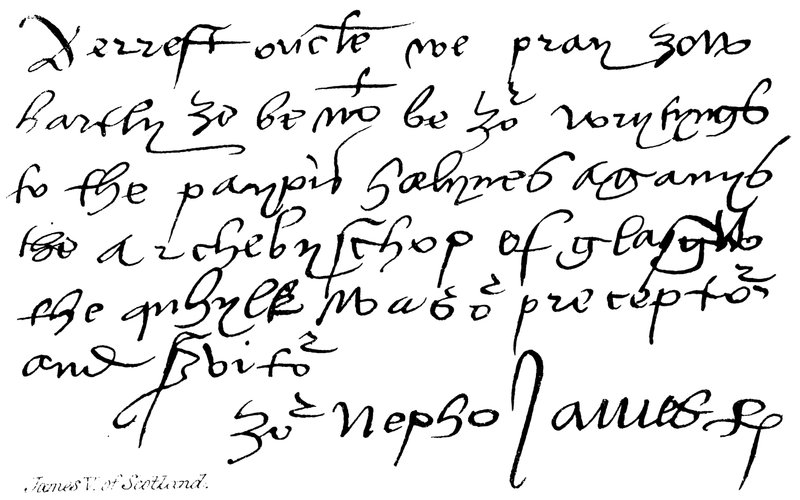 V. James, skót alkotó: English School