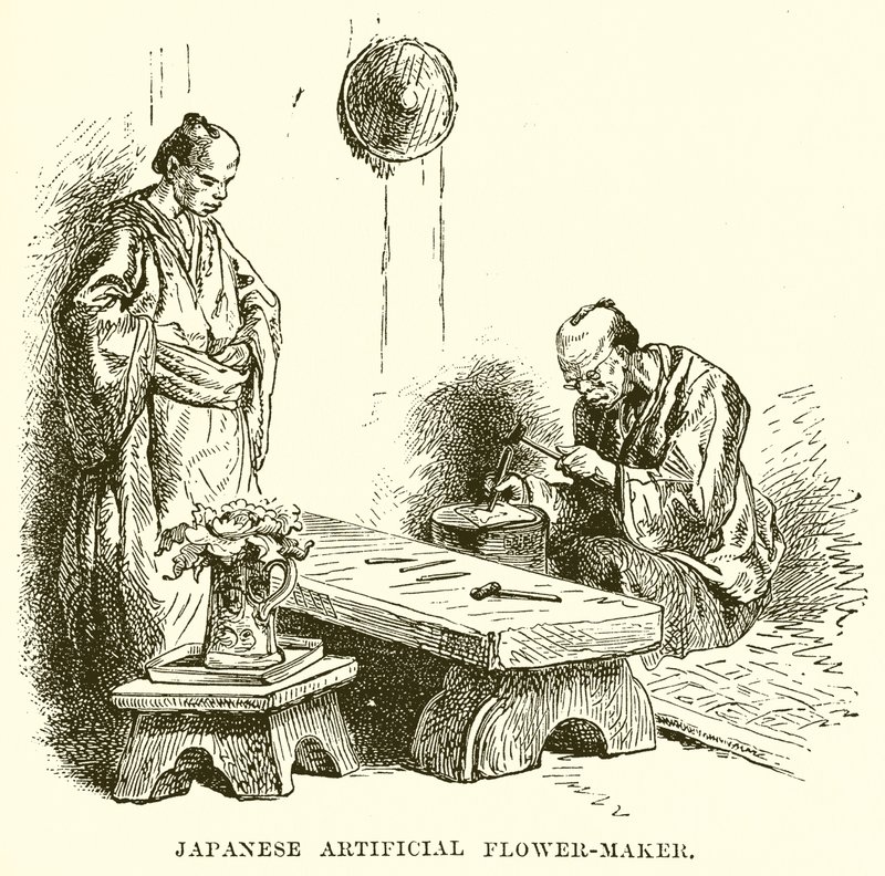 Japán művirág készítő alkotó: English School