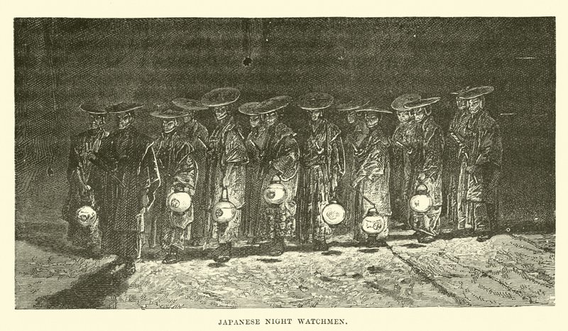 Japán éjjeliőrök alkotó: English School