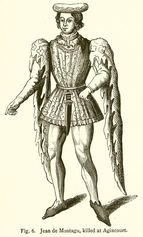 Jean de Montagu, megölték Agincourtban alkotó: English School