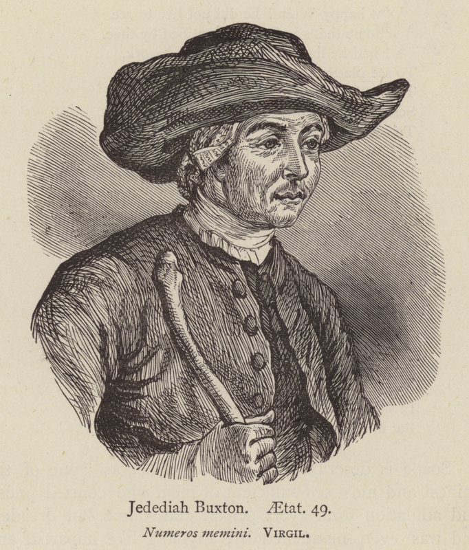 Jedediah Buxton, aetat 49 (metszet) alkotó: English School