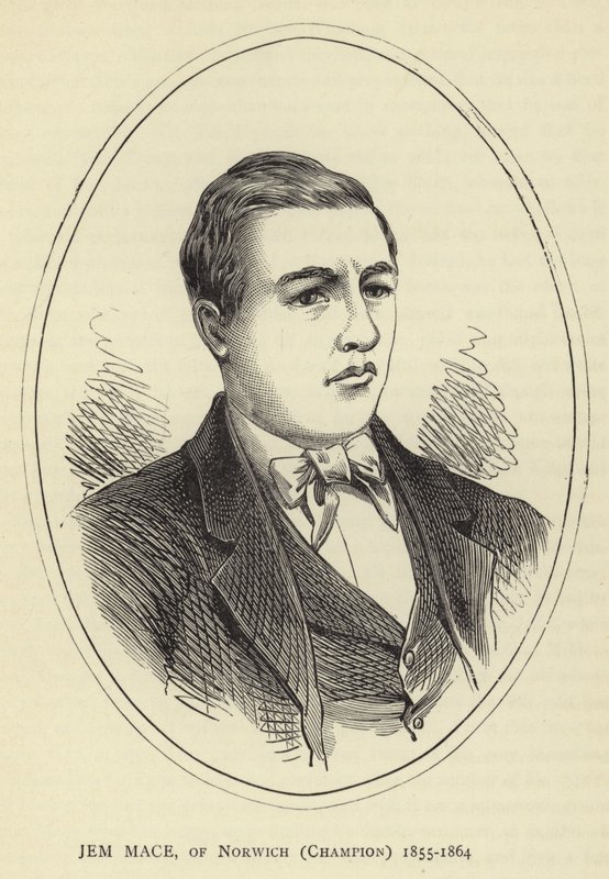 Jem Mace, a norwichi bajnok, 1855-1864 alkotó: English School