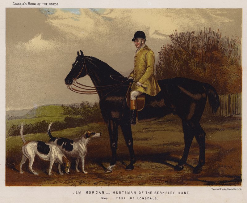 Jem Morgan, a Berkeley Hunt vadásza, Temp, Lonsdale grófja alkotó: English School