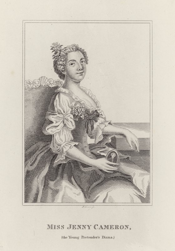 Jenny Cameron, Flora Macdonald (metszet) alkotó: English School