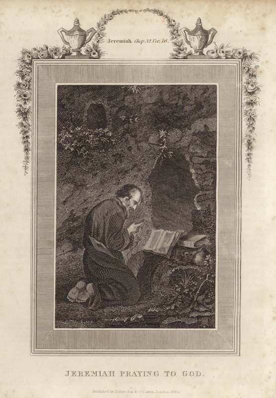 Jeremiás imádkozik Istenhez alkotó: English School