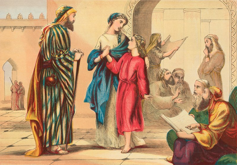Jézus elhagyja a templomot alkotó: English School