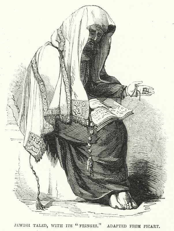 Zsidó talár, "rojtokkal", Picart-tól átvéve (metszet) alkotó: English School