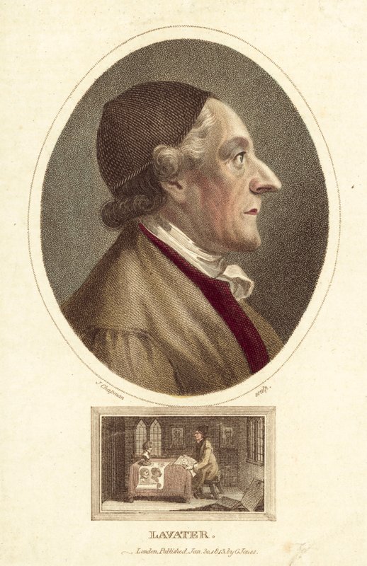 Johann Kaspar Lavater svájci költő, filozófus, fiziognómus és teológus (színes metszet) alkotó: English School