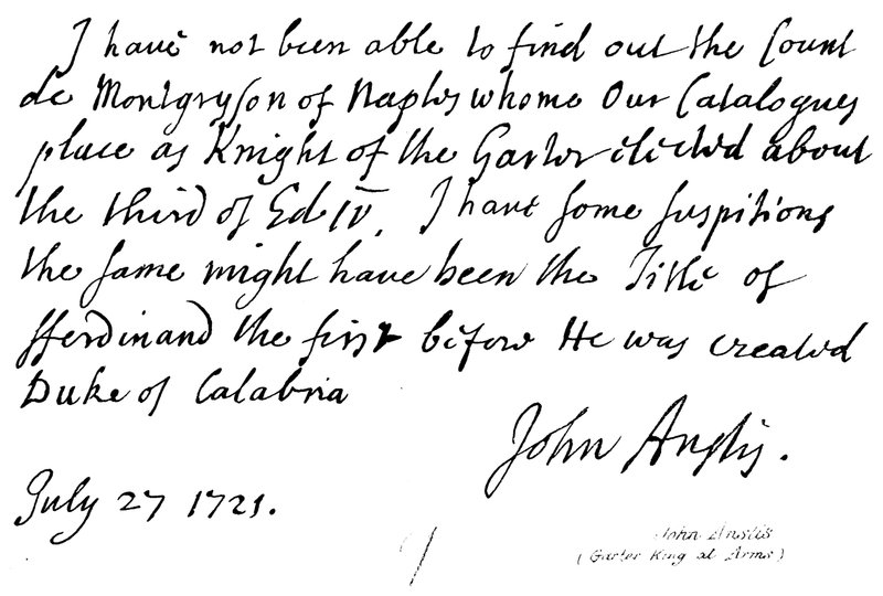 John Anstis (Garter King at Arms) alkotó: English School