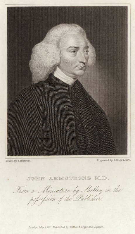 John Armstrong skót költő és orvos (1709-1779) alkotó: English School