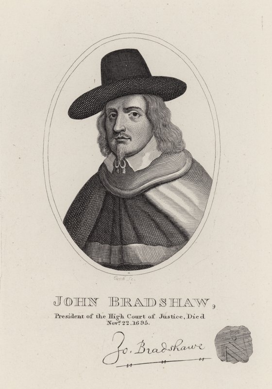 John Bradshaw (metszet) alkotó: English School